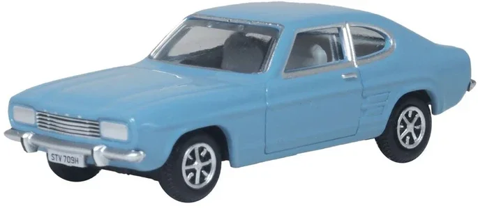 Oxford Diecast Ford Capri MK1 Light Blue/Nevilles Car (Auf W) 1:76 76CP005