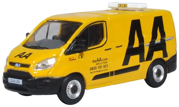 Oxford Diecast Ford Transit Custom AA 1:76 76CUS001