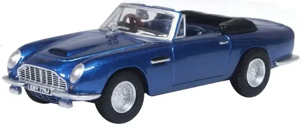 Oxford Diecast Aston Martin Db6 MkII Volante Seychelles Blue (King Charles III) 1:76 76DB6001