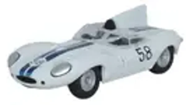 Oxford Diecast Jaguar D Type Winner Lime Rock 1957 - Walt Hansgen 1:76 76DTYP003