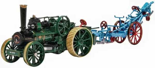 OXFORD PLOUGHING ENGINE 15334 LADY CAROLINE + PLOUGH 1:76 76FBB005