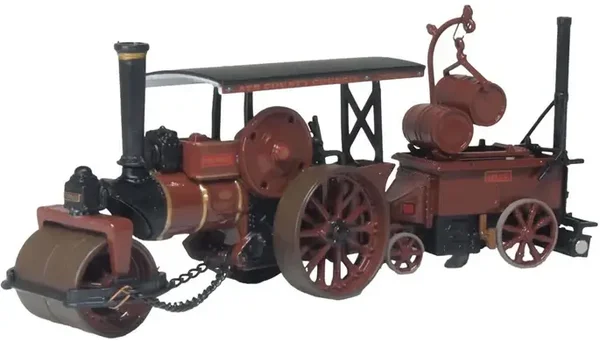 Oxford Diecast Fowler Steam Roller & Coleman Flapper Covenanter – Ayr County Council – 1:76 – 76FSR007