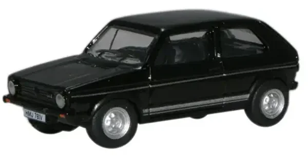 Oxford Diecast Black Golf GTI 1:76 76GF002
