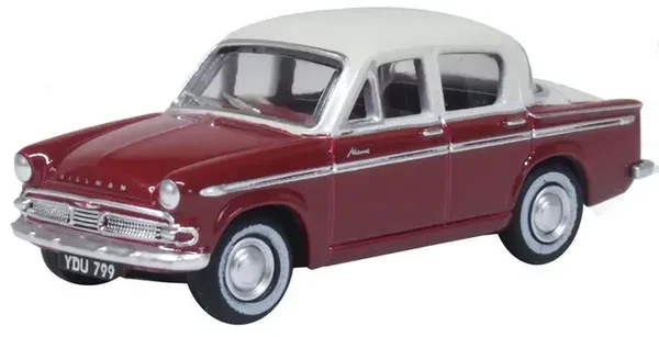 Oxford Diecast Hillman Minx MkIIIa Pippin Red/pearl Grey 1:76 76HM002