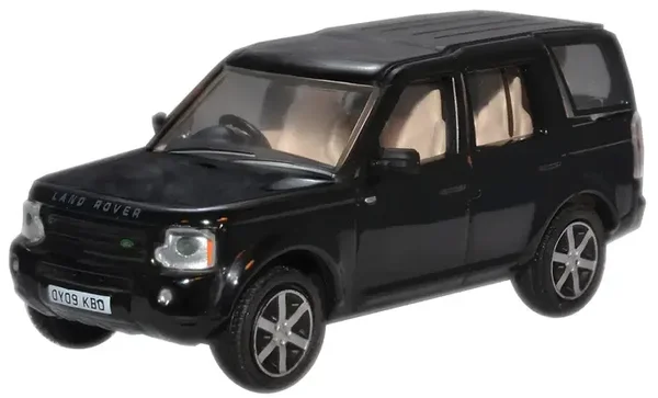 Oxford Diecast Santorini Black Land Rover Discovery 1:76 76LRD003