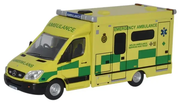 Oxford Diecast Welsh Ambulance - 1:76 Scale 76MA001