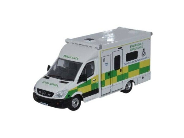 Oxford Diecast Mercedes Ambulance Scottish Ambulance Service – 1:76 – 76MA004