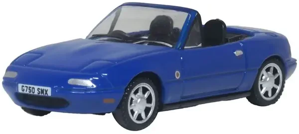 Oxford Diecast Mazda MX5 (Open) Mariner Blue 1:76 76MAZ003