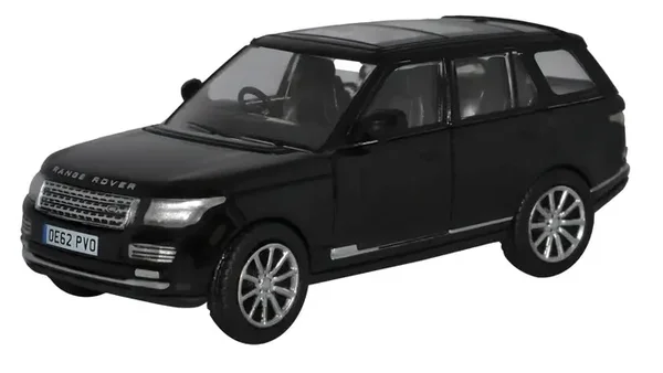 Oxford Diecast Santorini Black Prince William Range Rover Vogue - 1:76 76RAN006