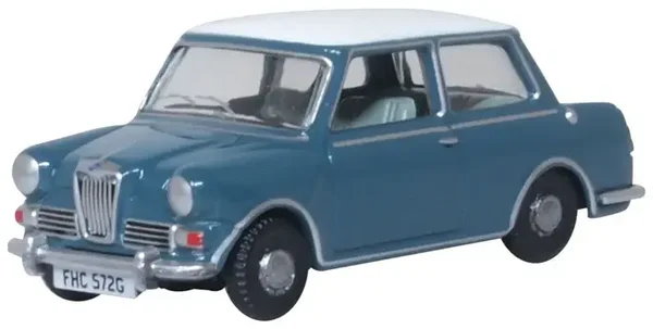 Oxford Diecast Riley Elf MKIII Persian Blue Snowberry White 1:76 76RE002