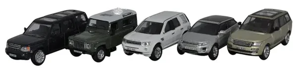 Oxford Diecast 5 Piece Land Rover Set – 1:76 – 76SET44
