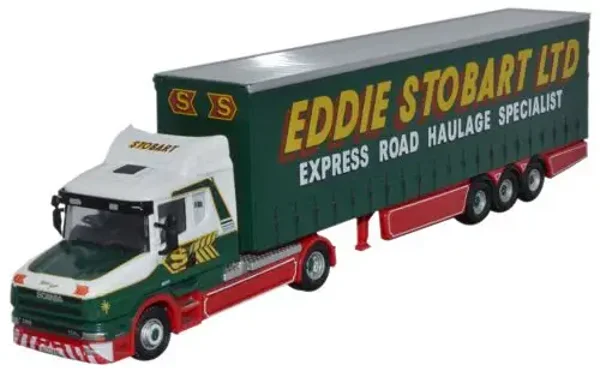 Oxford Diecast Eddie Stobart Scania T Cab Curtainside - 1:76 76TCAB007