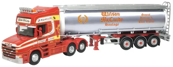 OXFORD Scania T CAB CYLINDRICAL TANKER WILSON McCURDY 1:76 76TCAB011