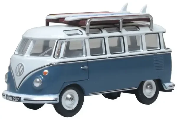 OXFORD VW T1 SAMBA BUS SPLIT SCREAN + SURFBOARDS 76VWS016