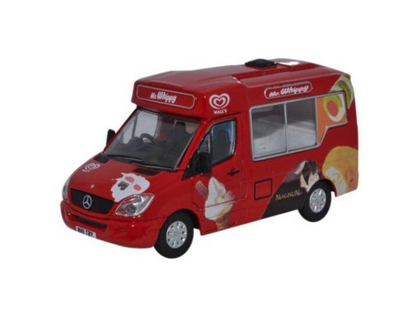 OXFORD MERCEDES BENZ SPRINTER WALLS ICE CREAM WHITBY MONDIAL 1:76 76WM001