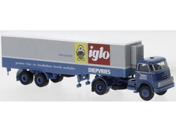 Brekina DAF DO 2000 Kühlkoffer‑SZ 1957 Binfürst Iglo – 1:87 – 85241