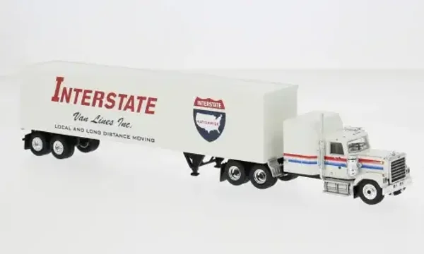 Brekina Chevrolet Bison Ko‑SZ 1980 Interstate Moving – 1:87 – 85787