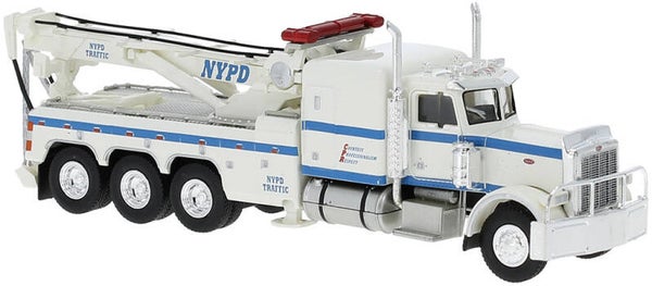 BREKINA Peterbilt 359 ABSCHLEPPWAGEN - NYPD 1973 1:87 HO 86276