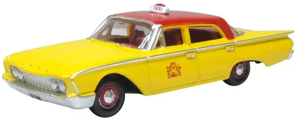 Oxford Diecast 1960 Ford Fairline Sedan NYC Taxi 1:87 87FF60003
