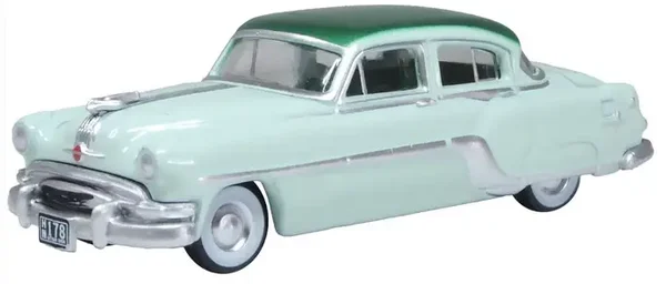 Oxford Diecast 1954 Pontiac Chieftain 4 Door Shannon Green/brookmere Green 1:87 87PC54005