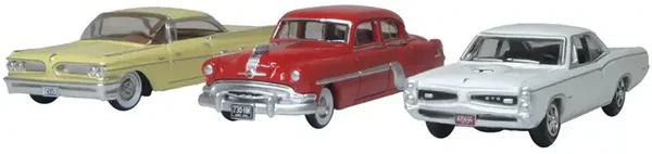 Oxford Diecast Pontiac 3 Piece Set Centenary 2026 1:87 87SET004