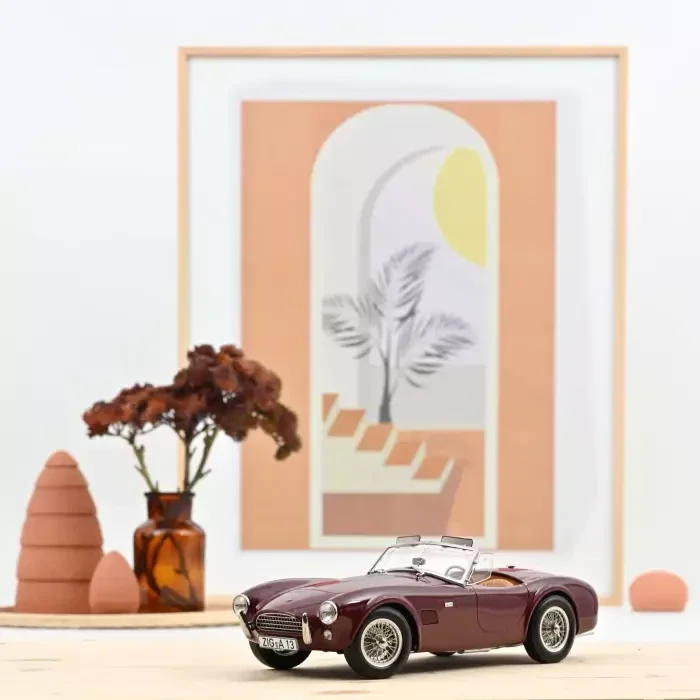 AC Cobra 289 1963 Dark Red 1:18 – Norev – Klassieke Sportwagen 182758