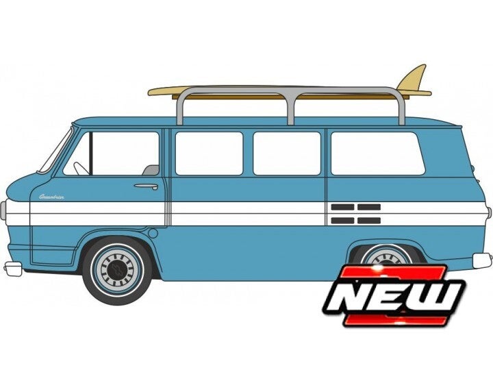 OXFORD Chevrolet CORVAIR GREENBRIER PASSENGER WAGON 1961 1:87 87CG61001