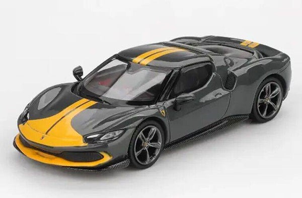 Ferrari 296 GTB Assetto Fiorana Grigio Scuro '24 1:64 BBRFER64007