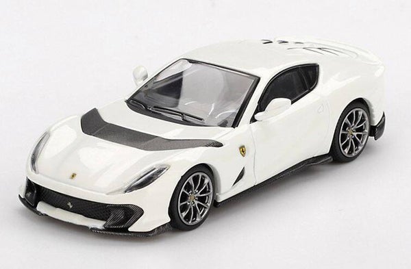 Ferrari 812 Competitizine '24, wit (Bianco Avus) 1:64 BBRFER64010