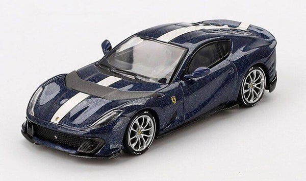 Ferrari 812 Competizione '23, blauw (Tour de France) 1:64 BBRFER64011