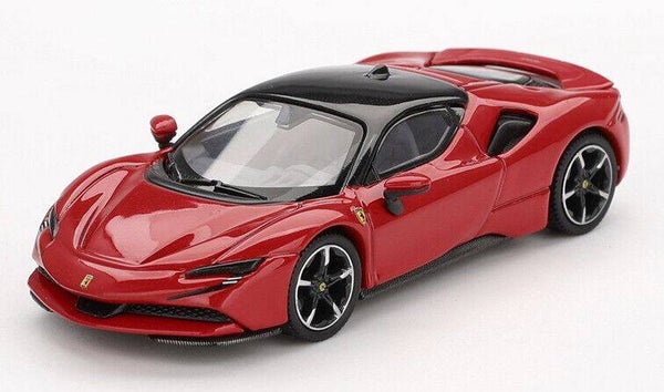 Ferrari SF90 '24, rood (Rosso Corsa) 1:64 BBRFER64030