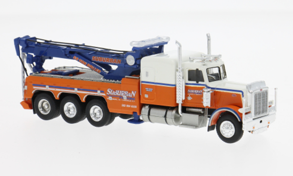 Brekina Peterbilt 359 Tow Truck ‘Suburban’ – 1973 – 1:87 – Modelauto
