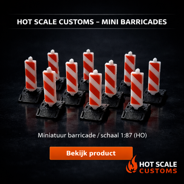 Hot Scale Customs – Mini Barricades – Dio8110A – 1:87