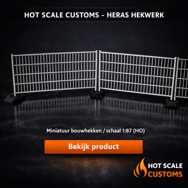 Hot Scale Customs Heras Hekwerk – 1:87 (HO) – Dio8112A