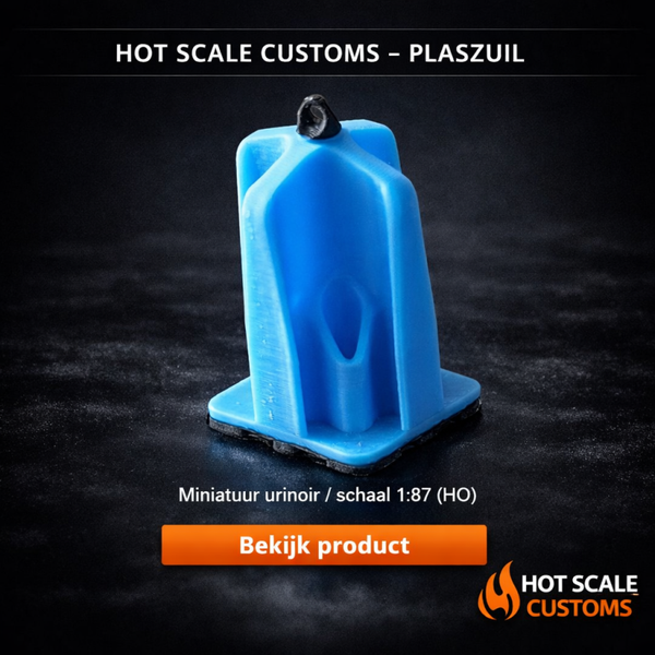Hot Scale Customs Plaszuil Blauw – 1:87 (HO) – Dio8200E