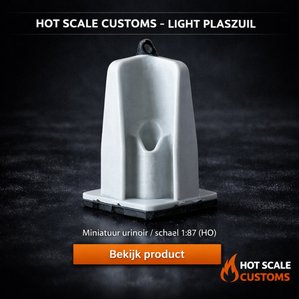 Hot Scale Customs Plaszuil Lichtgrijs – 1:87 (HO) – Dio8200F