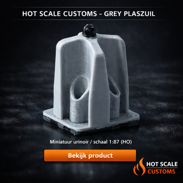 Hot Scale Customs Plaszuil Grijs – 1:87 (HO) – Dio8200G