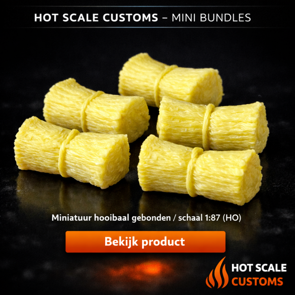 Hot Scale Customs Mini Bundels Hooibaal – 1:87 HO – Dio8551B