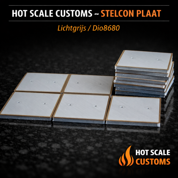 Hot Scale Customs Stelcon Platen Lichtgrijs – 1:87 HO – Dio8680