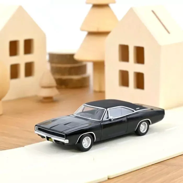 Dodge Charger 1968 Black Jet‑car 1:43 – Norev – 950004