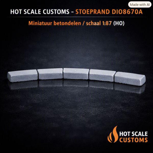 Hot Scale Customs Stoeprand 25 stuks – 1:87 – DIO8670A