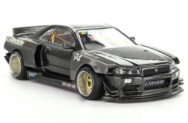 Kaido House Nissan Skyline GT‑R R34 Kaido Works Greddy V2 ’99 – 1:64 – KHMG222