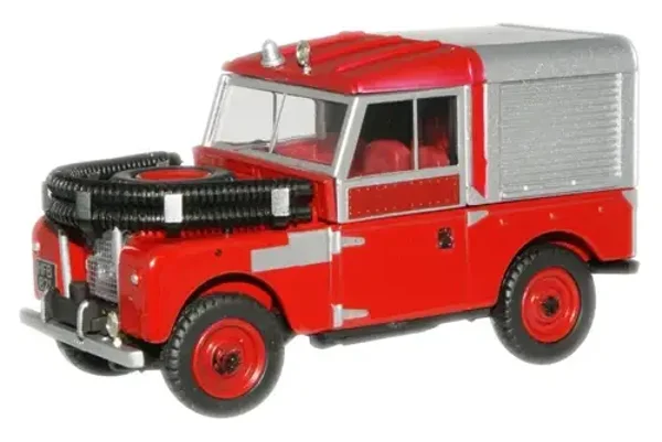 Oxford Diecast Red Land Rover 88 Fire Appliance - 1:43  LAN188012