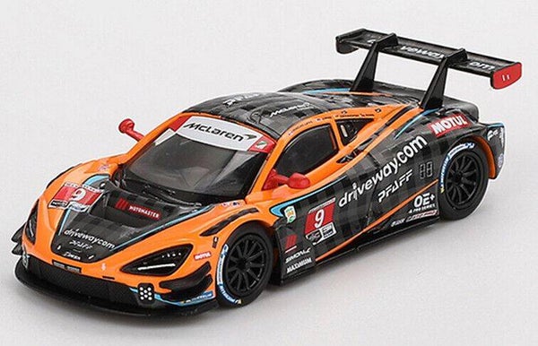 Mini GT McLaren 720S GT3 Evo Pfaff Motorsports #9 IMSA Daytona 24h 2024 Blister – 1:64 Modelauto (MGT00984‑BL)