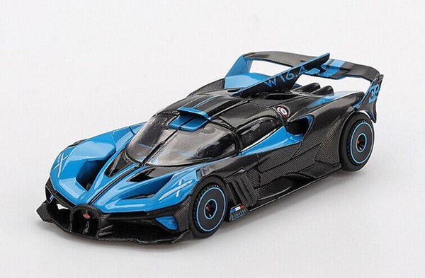 MGT01063 Bugatti Bolide Presentation '24, zwart/blauw 1:64