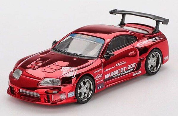 MGT01132 Toyota Supra (A80) Top Secret GT-300 '14, rood chroom 1:64
