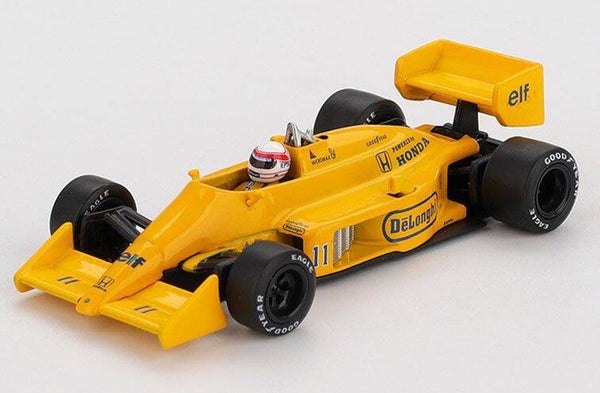 Mini GT Lotus 99T #11 Satoru Nakajima – Monaco GP 1987 – 1:64 – MGT01148‑L