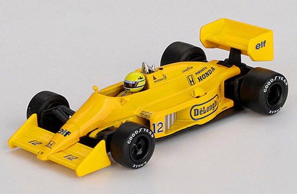 Mini GT Lotus 99T #12 Ayrton Senna – Monaco GP Winner 1987 – 1:64 – MGT01088‑L