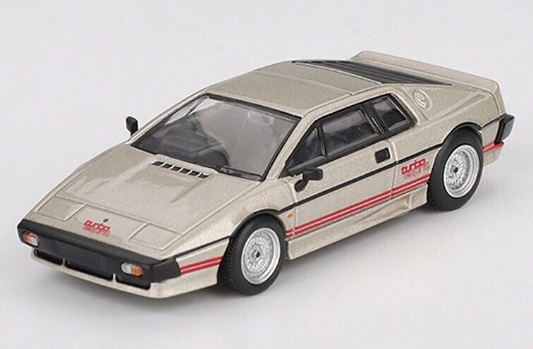 Lotus Esprit Turbo 1980 – Zilver Metallic – MiniGT 1:64 MGT01109