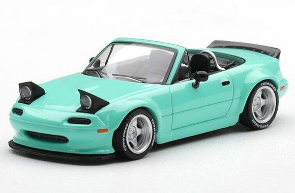 Mini GT Mazda MX-5 NA Pandem Body Kit 2026 Mint Groen 1:64 MGT01249-L